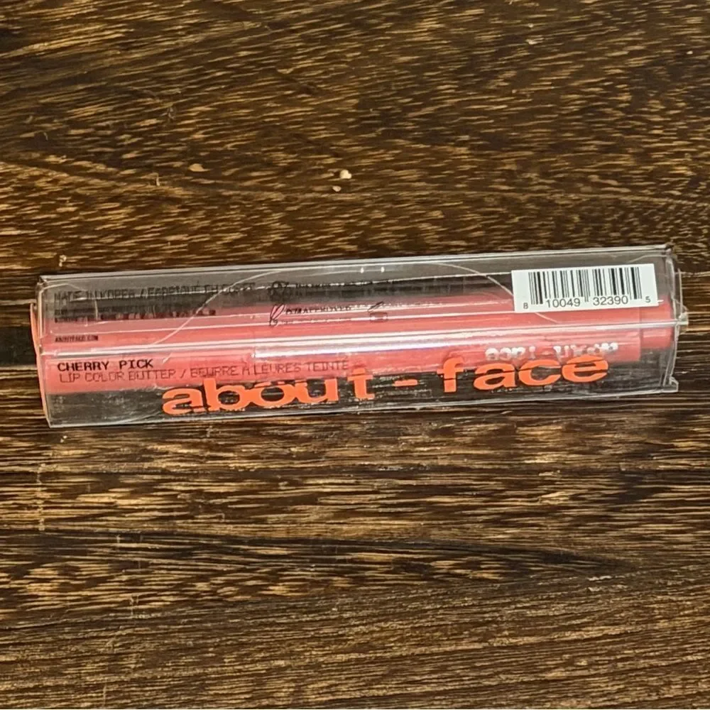 About-Face Bundle Cherry Pick Lip Pencil and Cheek Freak Blush Set. Pinky. New!